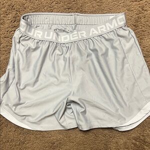 Under Armour Light Gray Performance Shorts